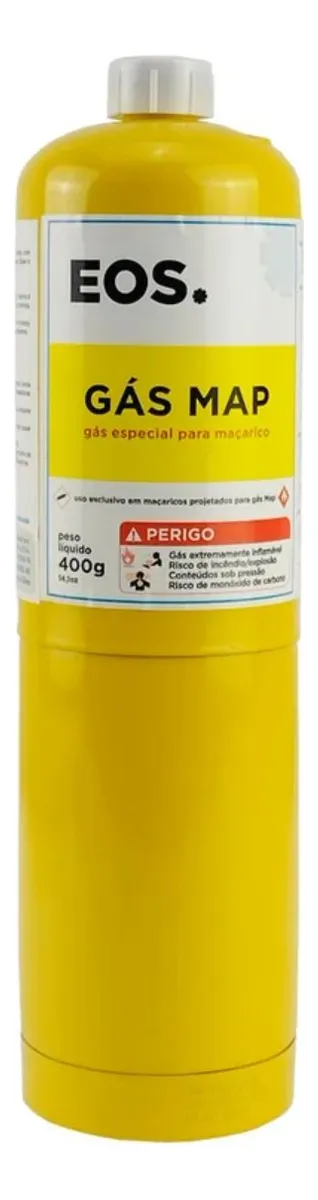 CARTUCHO GAS MAP 400GR ONU1077CLASSE 2.1 ...