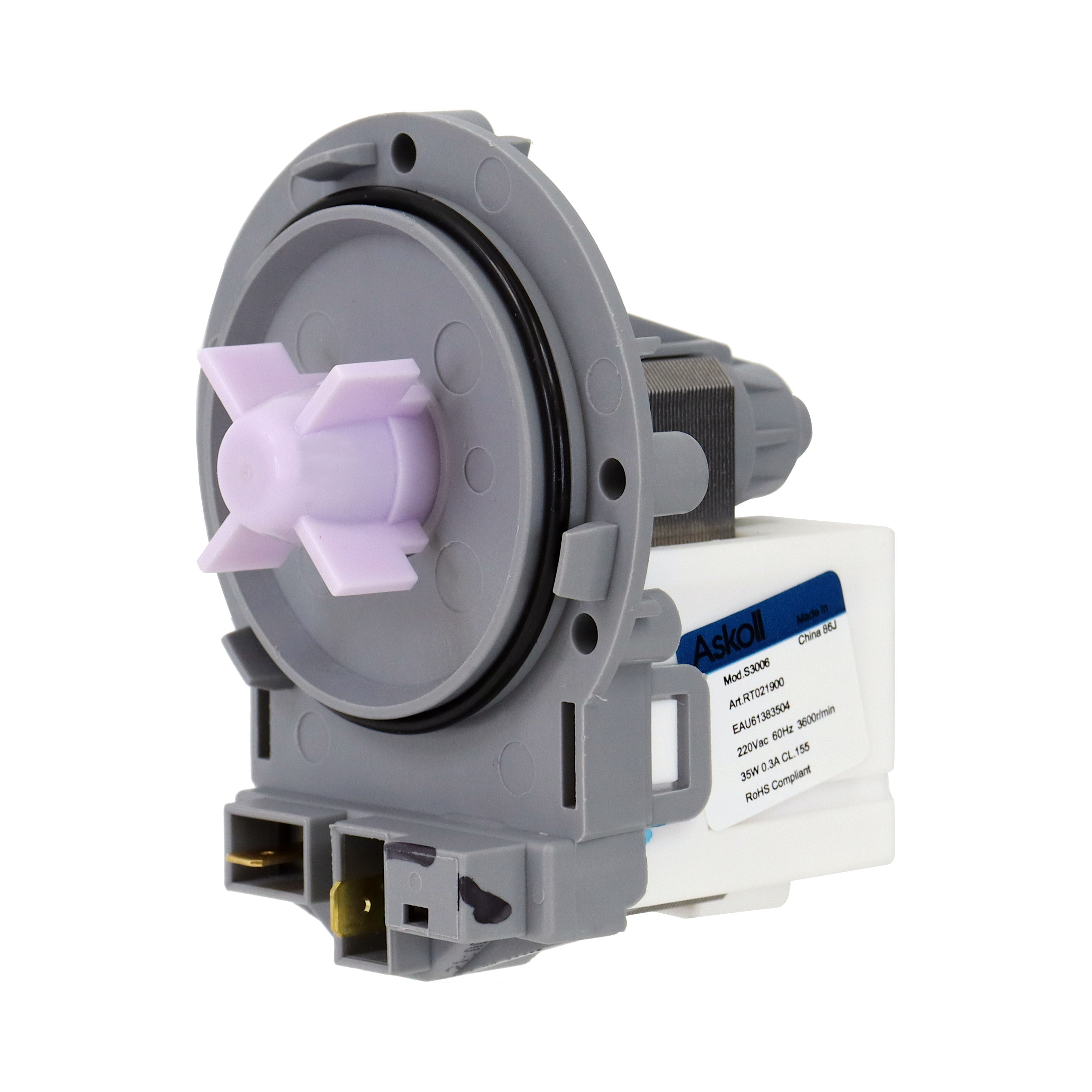 Motor corrente alternada Lavadora LG WD-1...